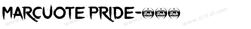 Marcuote Pride字体转换